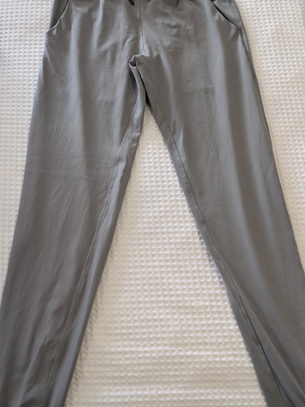 Women's Light Gray Track Joggers - Comfortable Everyday Fit